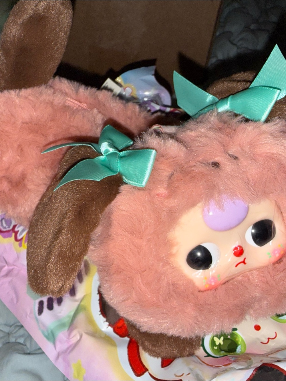 Baby Three Plush Pencil Case - Brown Dog